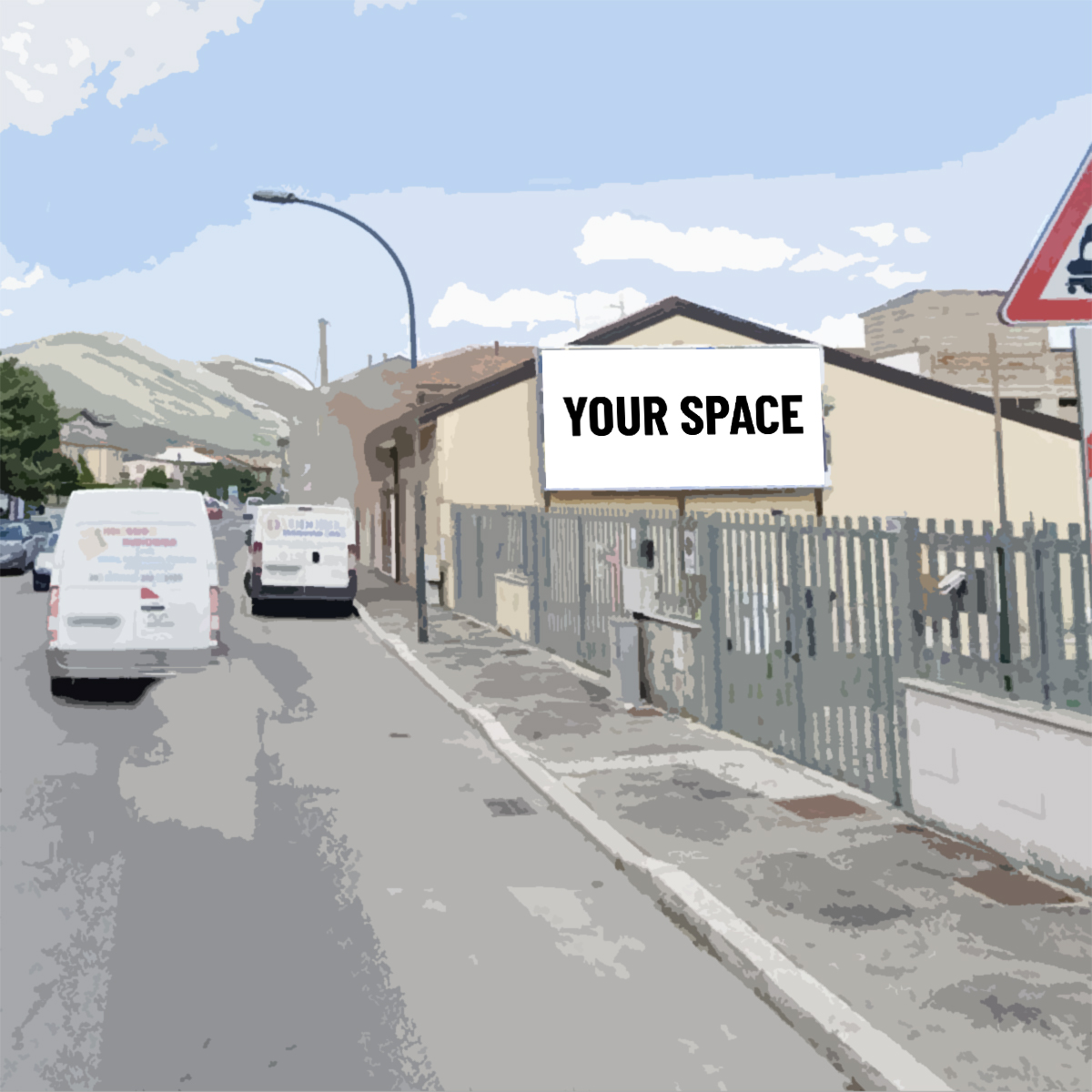 SPAZIO PUBBLICITARIO 600 x 300 Via XX Settembre (AVEZZANO) Dal 05/10/2026 al 18/10/2026 14 giorni